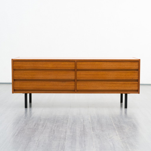 1960s chest of drawers, walnut, restored