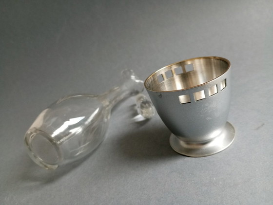 Image 1 of Josef Hoffmann/Hans Ofner Secessionist Caraffe For Argentor 1905