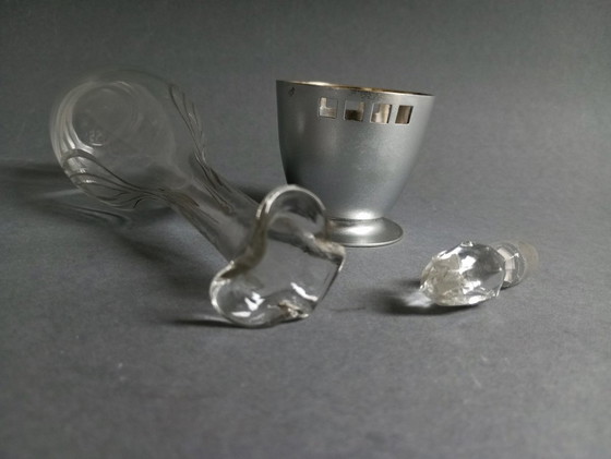 Image 1 of Josef Hoffmann/Hans Ofner Secessionist Caraffe For Argentor 1905