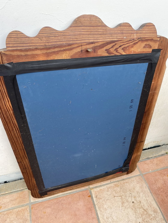 Image 1 of Art Deco mirror solid wood