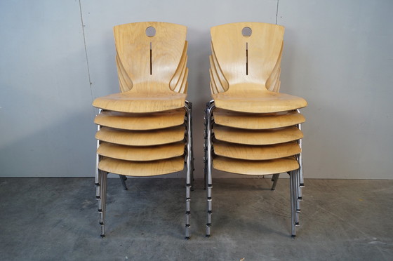 Image 1 of 10x Interstuhl design chairs, set