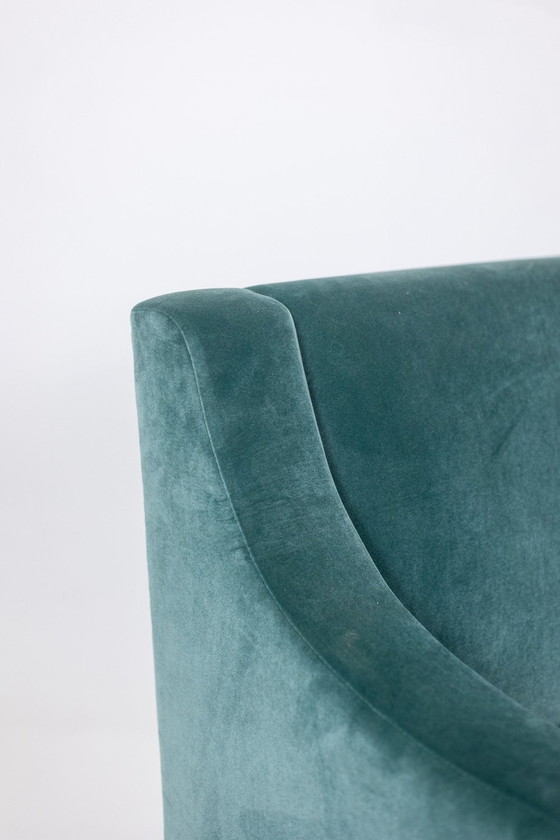 Image 1 of Pair De Fauteuils " Club ", De Forme Cubique. Circa 1940.