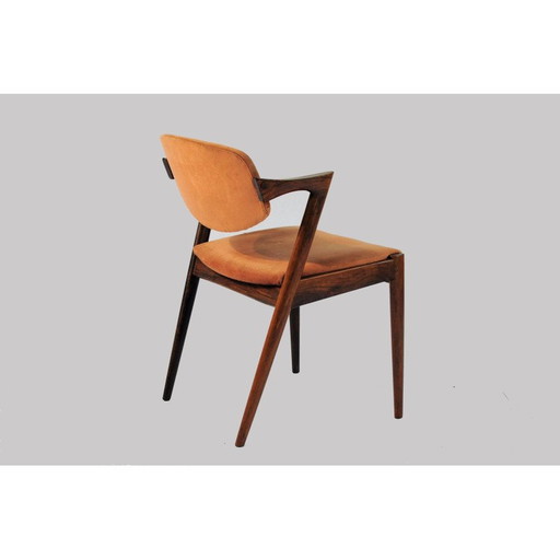 Set of 6 vintage rosewood dining chairs by Kai Kristiansen for Schous Møbelfabrik, 1960s