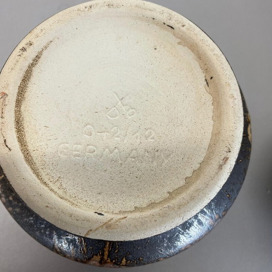 Image 1 of Coppia di vasi vintage in ceramica "Lava" di Dümler e Breiden, Germania, anni '60
