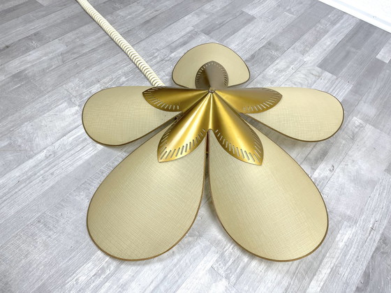 Image 1 of Mid - Century Design ceiling light flower shape 1950S