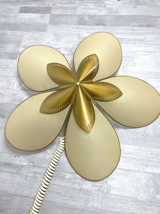 Image 1 of Mid - Century Design ceiling light flower shape 1950S