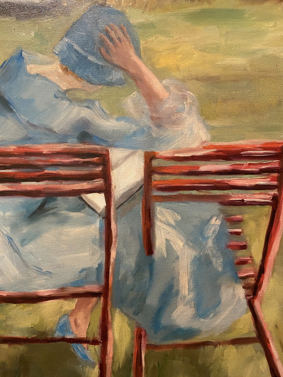 Image 1 of "Time For Myself," Oil On Linen