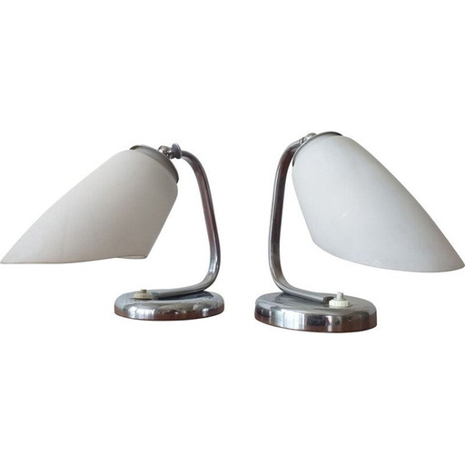 Coppia di lampade da tavolo Art Déco vintage, 1930