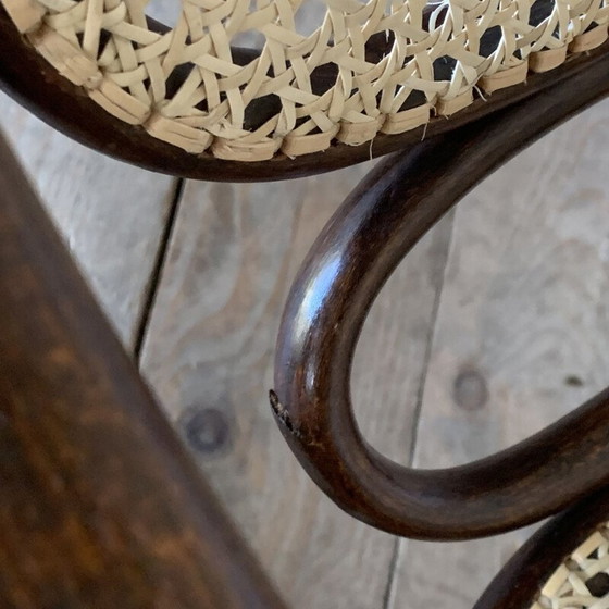 Image 1 of Vintage Thonet rocking chair in cane