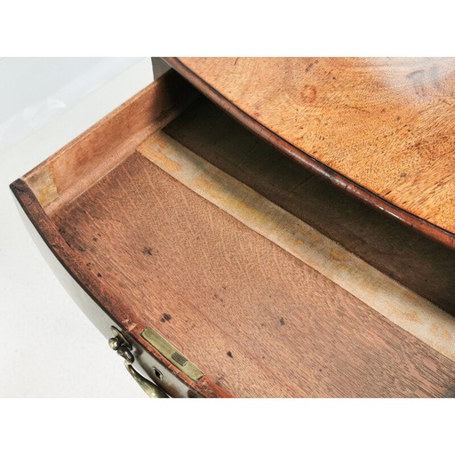 Mid-century mahogany royal crown stamped Pembroke table