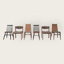 5x chaises Mid Century