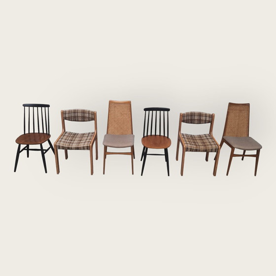 Image 1 of 5x Mid Century chairs