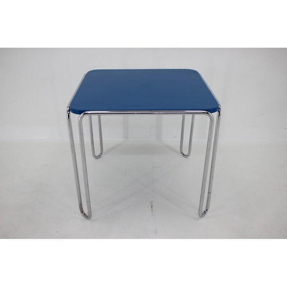 Image 1 of Set of vintage B10 side table and pair of B34 armchairs by Marcel Breuer for Mucke Melder, Czechoslovakia 1930s