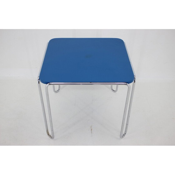 Image 1 of Set of vintage B10 side table and pair of B34 armchairs by Marcel Breuer for Mucke Melder, Czechoslovakia 1930s