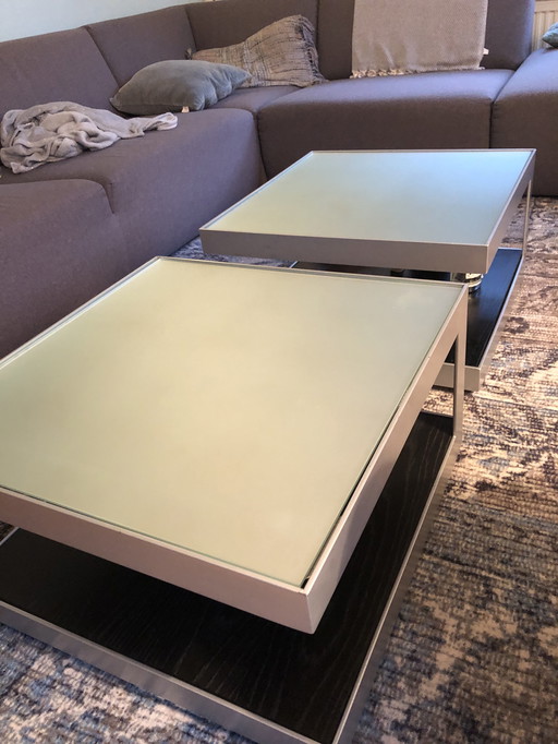 2x Design coffee table