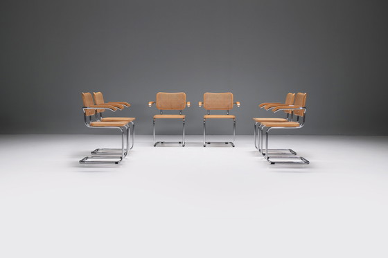 Image 1 of S64 Cesca dining chairs Marcel Breuer inspired - Italy