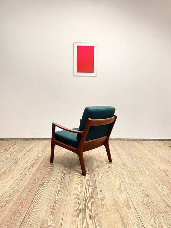 Image 1 of Armchair // Teak Easy Chair by Ole Wanscher for France and Son, Denmark, 1950s