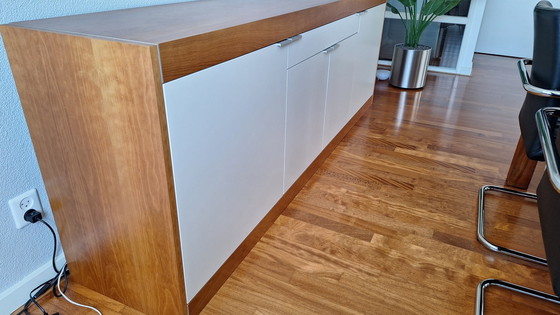 Image 1 of Pastoe sideboard LJ series 230 cherry and off-white