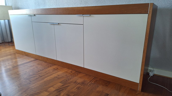 Image 1 of Pastoe sideboard LJ series 230 cherry and off-white