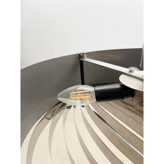Image 1 of Lampada a sospensione in alluminio di metà secolo, Italia anni '70