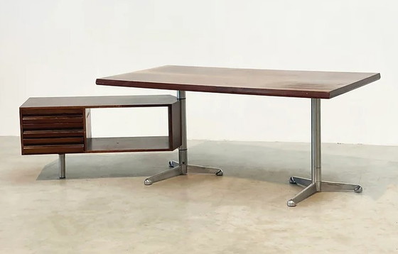 Image 1 of Osvaldo Borsani T96 wooden desk