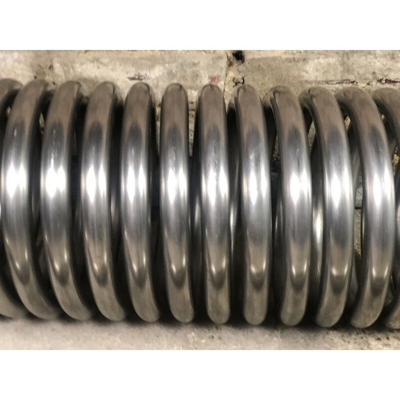 Image 1 of Vintage steel spring magazine rack, 1970