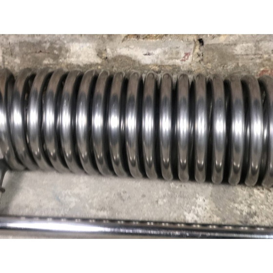 Image 1 of Vintage steel spring magazine rack, 1970