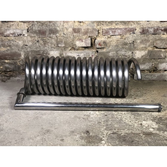 Image 1 of Vintage steel spring magazine rack, 1970