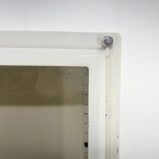 Image 1 of Vintage iron and glass medical cabinet, Czechoslovakia