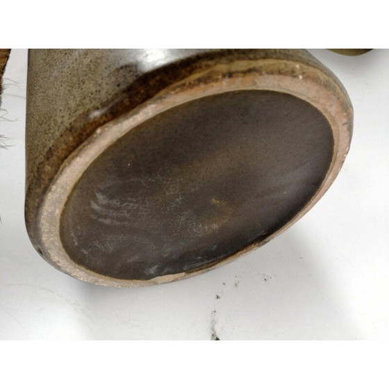 Image 1 of Vaso in ceramica e vetro vintage, 1970