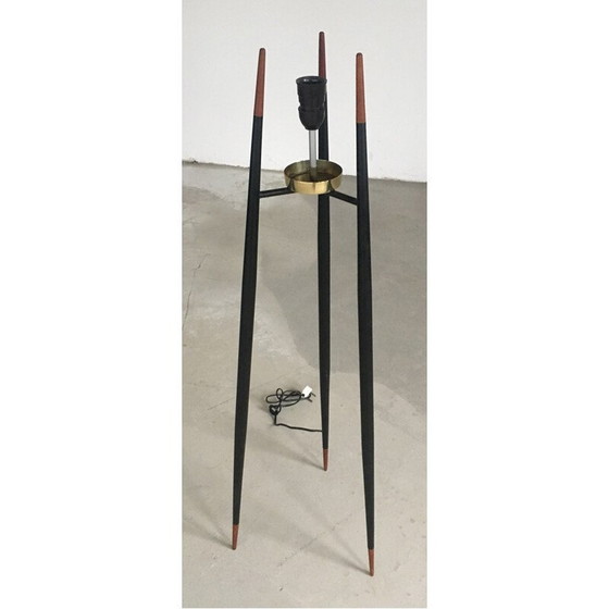 Image 1 of Pair of Danish Tripod Floor Lamps by Svend Aage Holm Sorensenen