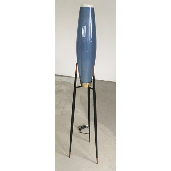 Image 1 of Pair of Danish Tripod Floor Lamps by Svend Aage Holm Sorensenen