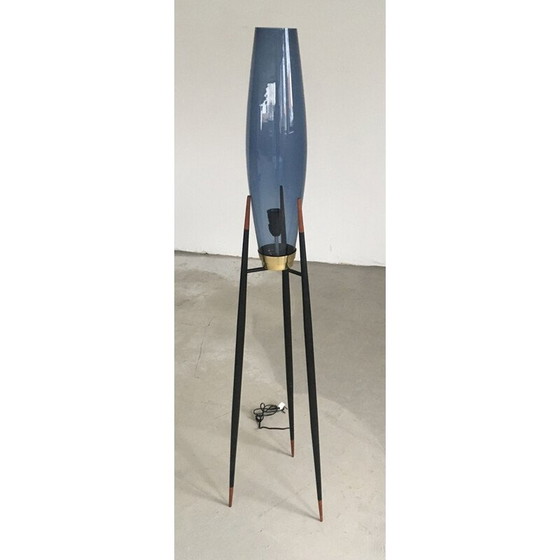 Image 1 of Pair of Danish Tripod Floor Lamps by Svend Aage Holm Sorensenen