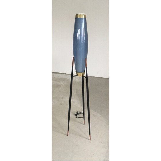 Image 1 of Pair of Danish Tripod Floor Lamps by Svend Aage Holm Sorensenen