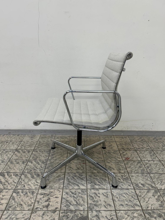 Image 1 of Vitra | Eames | Ea108 | Light Gray Fabric | Chrome