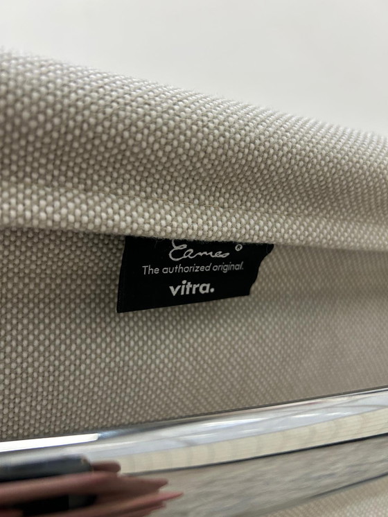 Image 1 of Vitra | Eames | Ea108 | Light Gray Fabric | Chrome