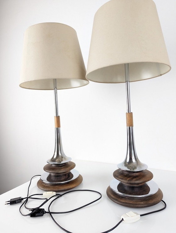 Image 1 of 2X Lamps By Laurel, 1960S