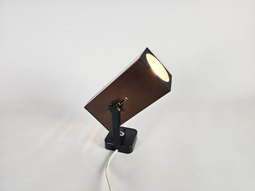 Philips - model NCS 104 - cube wall spotlight - metal - plastic - 1970's