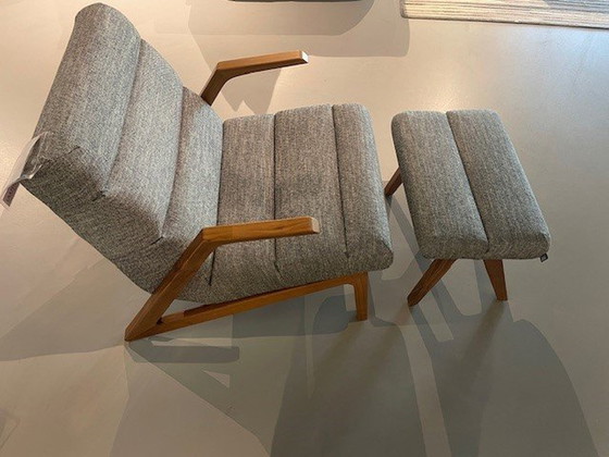 Image 1 of Rolf Benz Armchair And Footstool Showroom Model