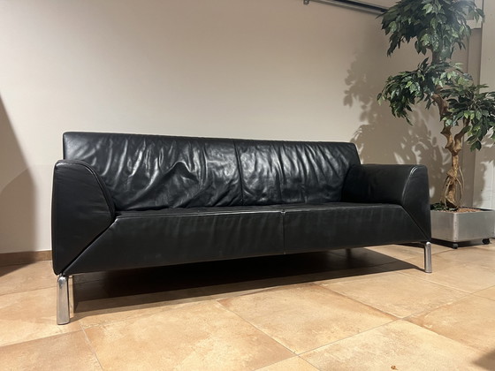 Image 1 of Jori Pacific 3 seater sofa black leather 