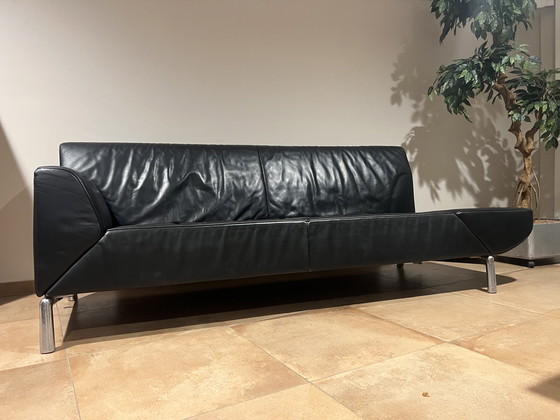 Image 1 of Jori Pacific 3 seater sofa black leather 