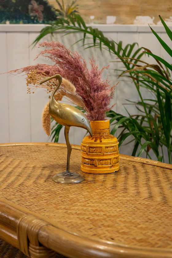 Image 1 of Set da bistrot vintage in rattan