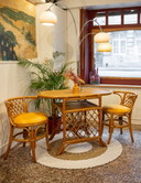 Vintage Rattan Bistro Set