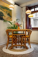 Vintage Rattan Bistro Set