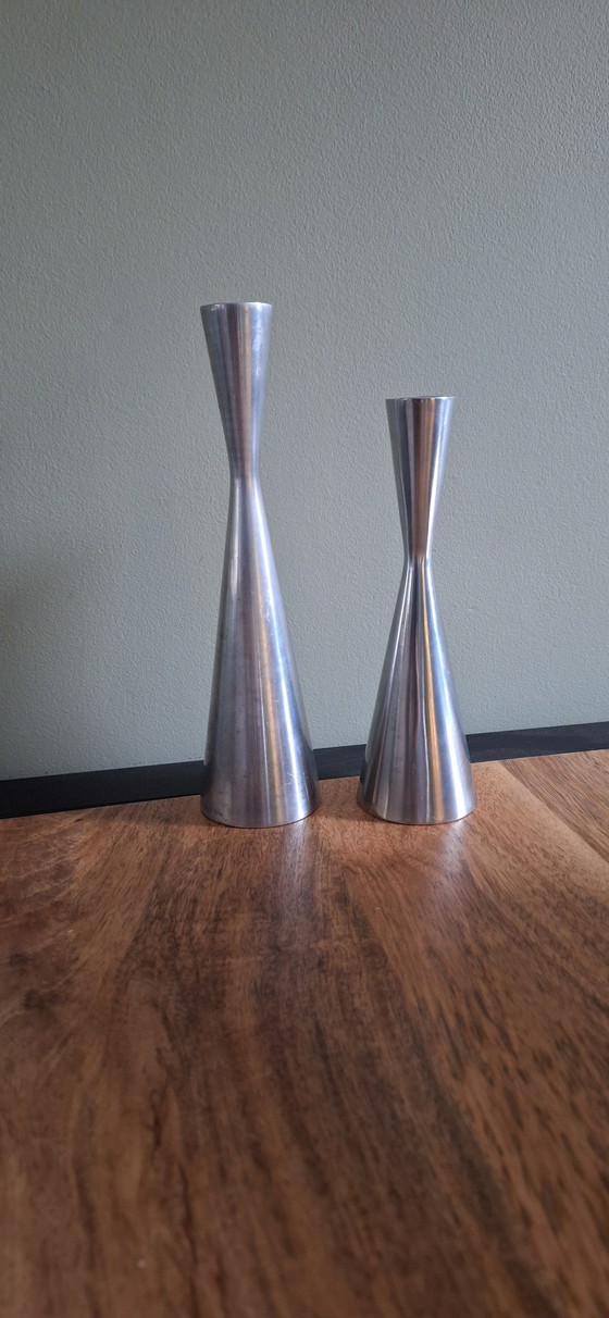 Image 1 of Ikea Candlestick By Erika Pekkari 1 Of 23Cm And The Other Is 19Cm.