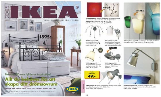 Image 1 of 2x applique vintage IKEA Lavin