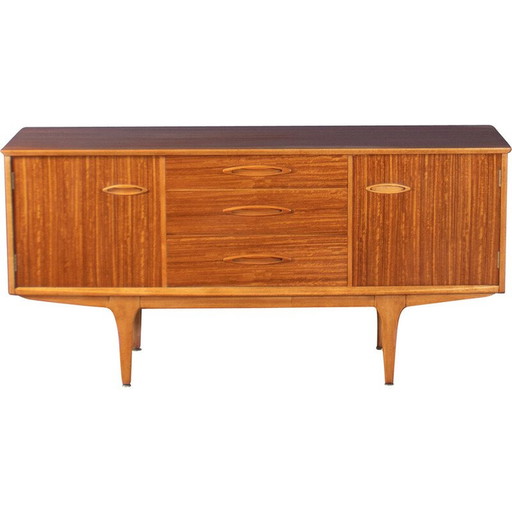Vintage walnut sideboard by Jentique, 1960s