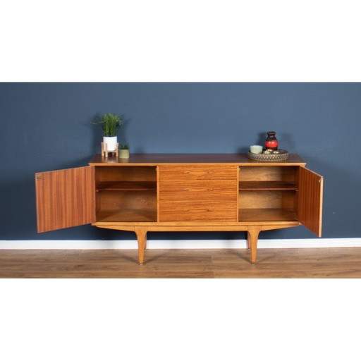 Vintage walnut sideboard by Jentique, 1960s