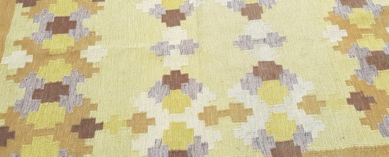 Image 1 of Alfombra sueca Rölakan de Alice Wallebäck, década de 1950
