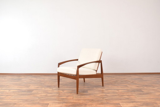 Fully Restored Teak Paper Knife Lounge Chair By Kai Kristiansen For Magnus Olesen, 1960S